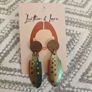 Leather & Lure Multicolor Earrings